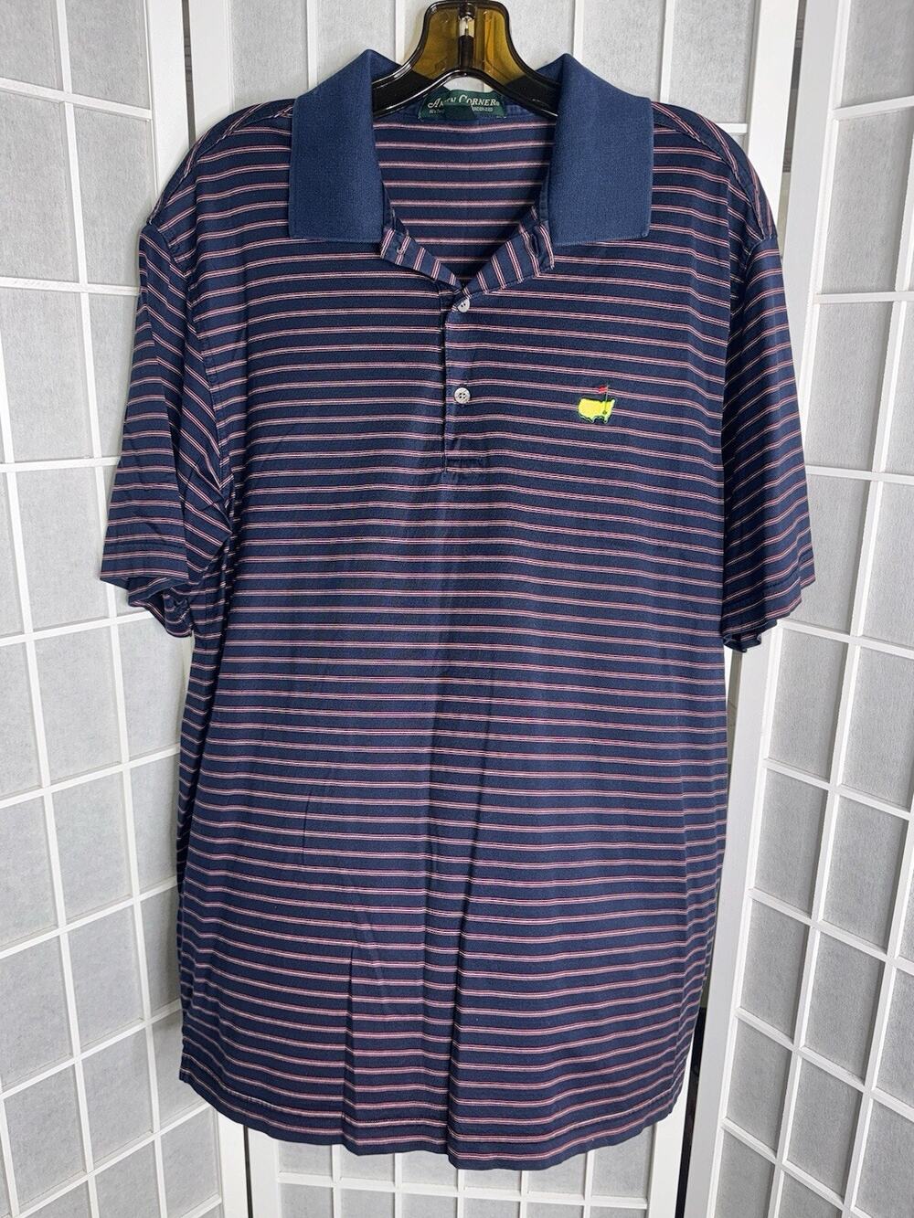 Amen Corner Shirt PGA Masters Golf 60’s Two-Ply Double Mercerize Pima Ctn Size L